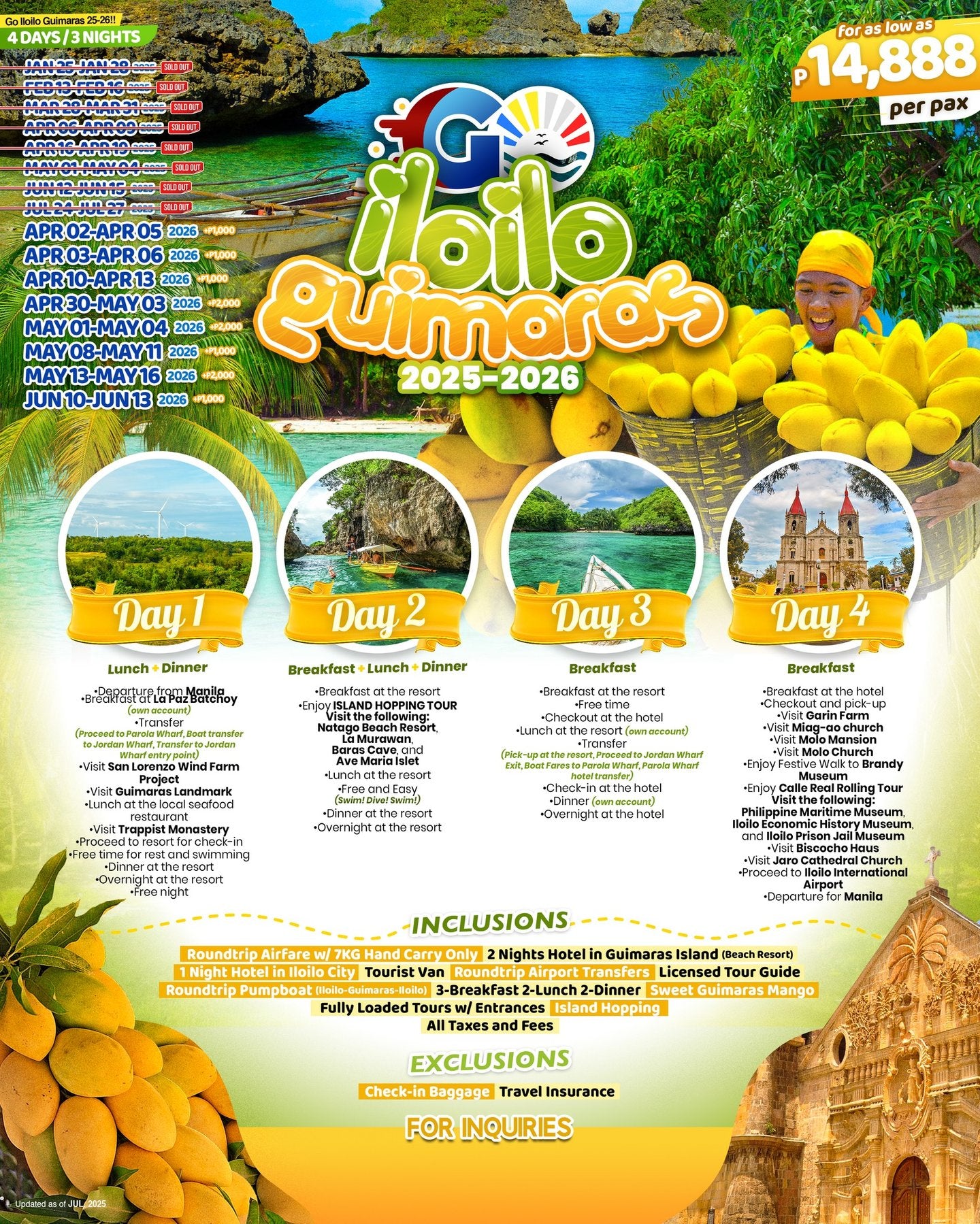 Iloilo-Guimaras Tour Package 2025-2026