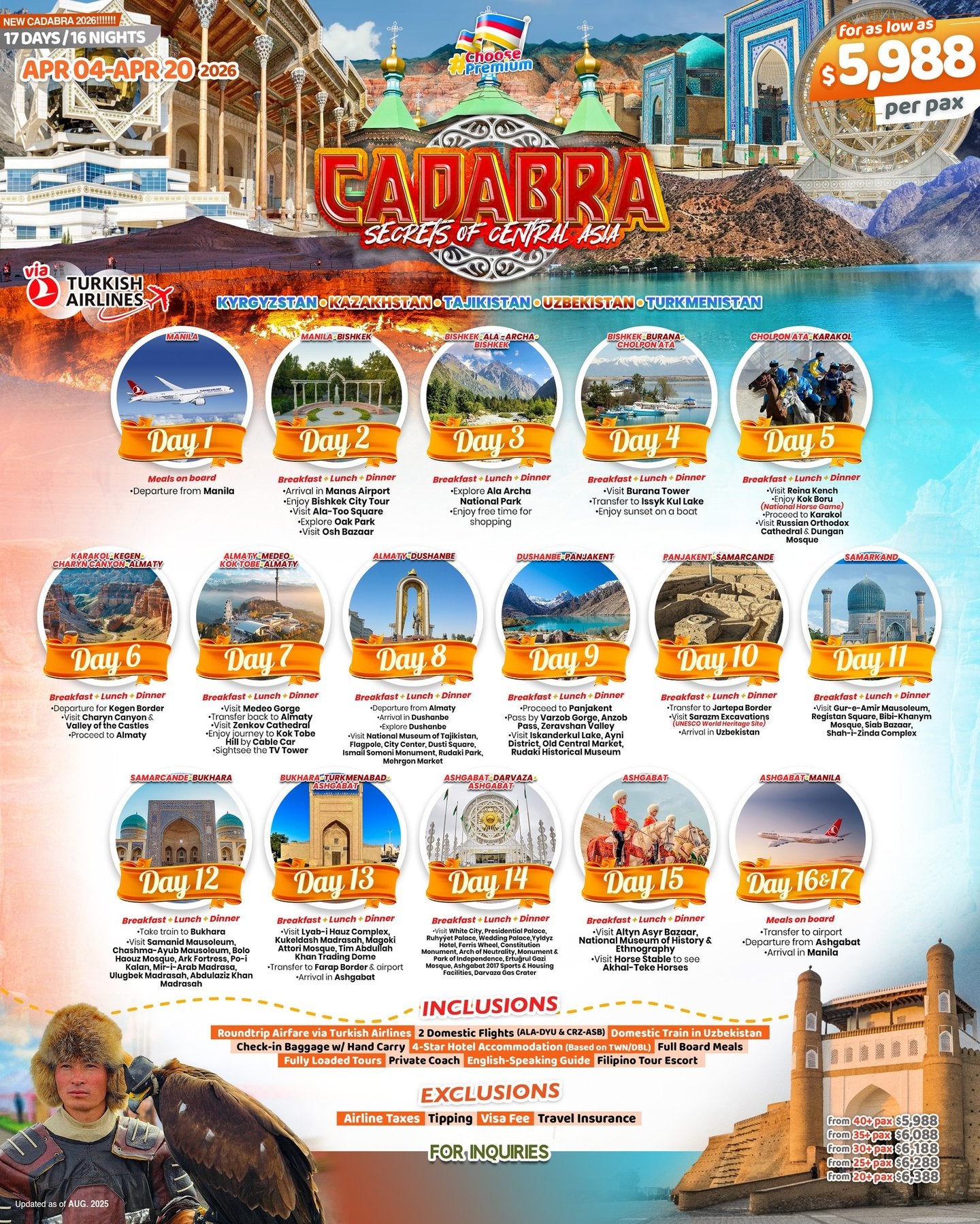 CADABRA: Secrets of Central Asia Tour Package